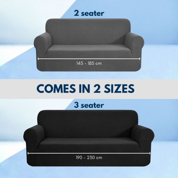 GOMINIMO Velvet Sofa Cover 2 Seater (Blush Brown) HM-SF-105-RD
