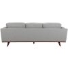 Petalsoft 3 Seater Sofa Fabric Uplholstered Lounge Couch – Grey