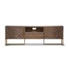 Tuberose ETU Entertainment TV Unit 180cm 2 Door Solid Acacia Timber – Brown