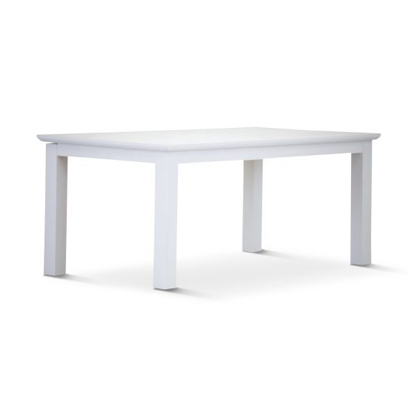 Laelia Dining Table 220cm Solid Acacia Timber Wood Coastal Furniture – White