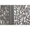 Life Dig 4 Panel Room Divider Screen Privacy Shoji Timber Wood Stand – Dark Grey