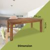 Birdsville Dining Table 190cm Solid Mt Ash Wood Home Dinner Furniture – Brown