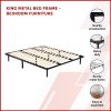 King Metal Bed Frame – Bedroom Furniture