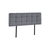 Linen Fabric Queen Bed Deluxe Headboard Bedhead – Grey