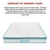 Double 20cm Memory Foam and Innerspring Hybrid Mattress