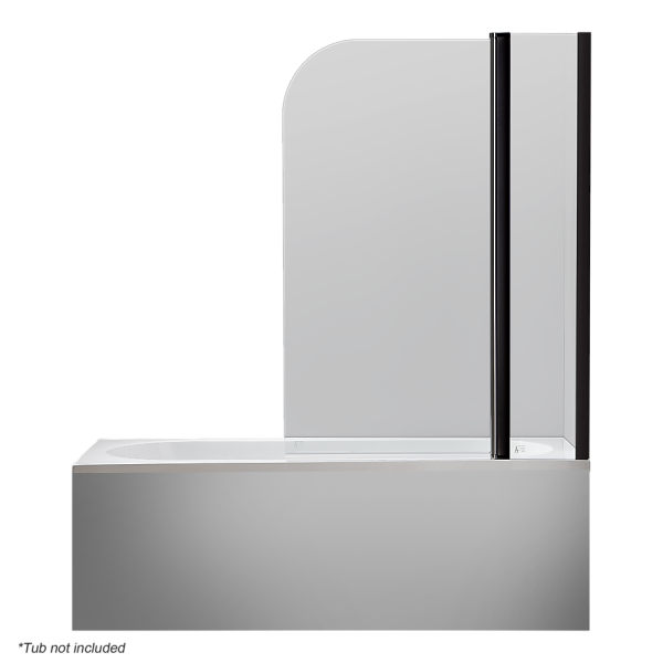 180? Pivot Door 6mm Safety Glass Bath Shower Screen 1000x1400mm By Della Francesca