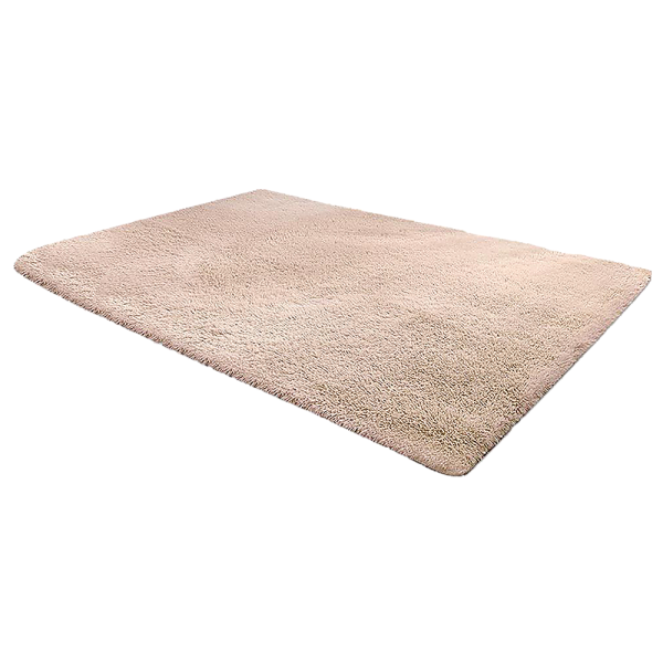 230x160cm Floor Rugs Large Shaggy Rug Area Carpet Bedroom Living Room Mat – Beige