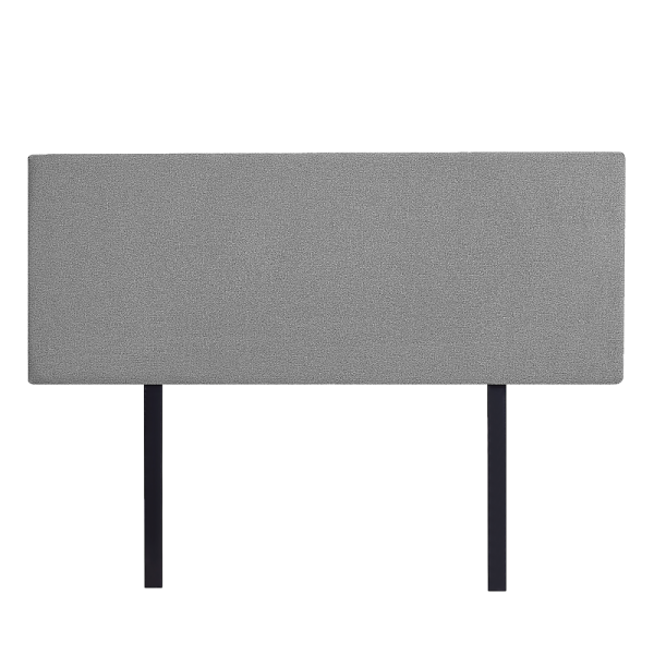 Linen Fabric Double Bed Deluxe Headboard Bedhead – Night Ash
