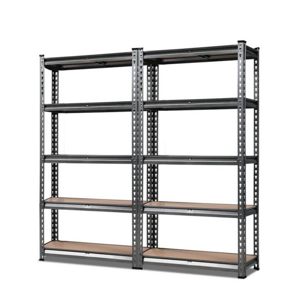 2×1.5M Steel Warehouse Racking Rack Shelving Storage Garage Shelves Shelf