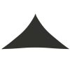 Sunshade Sail Oxford Fabric Triangular 2.5×2.5×3.5 m Anthracite