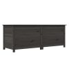 Outdoor Cushion Box Anthracite 150x50x56 cm Solid Wood Fir