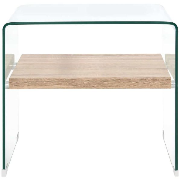 Coffee Table Clear Tempered Glass