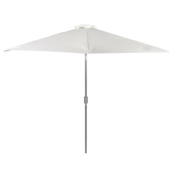 Replacement Fabric for Outdoor Parasol Sand White 300 cm