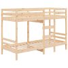 Bunk Bed 92×187 cm Solid Wood Pine