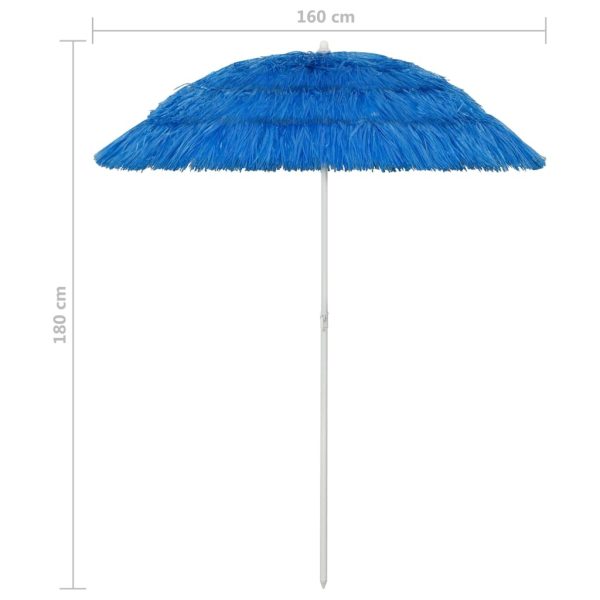 Beach Umbrella Blue 180 cm
