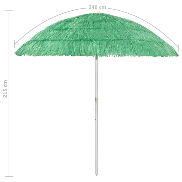 Beach Umbrella Green 240 cm