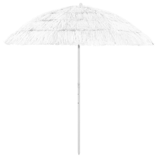 Beach Umbrella White 240 cm
