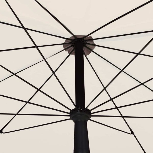 Garden Parasol with Pole 200×130 cm