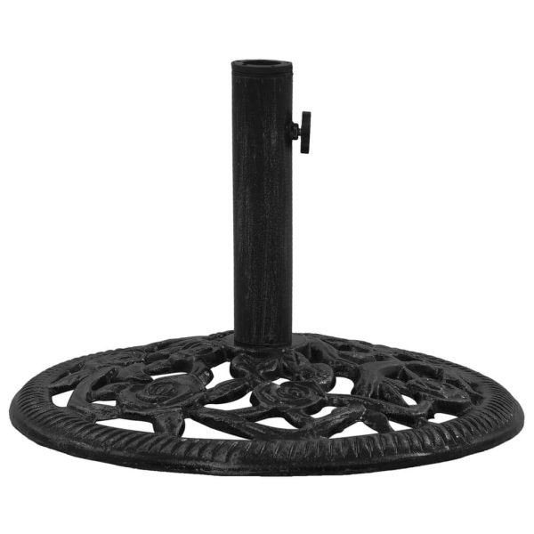 Umbrella Base Black 48x48x33 cm Cast Iron