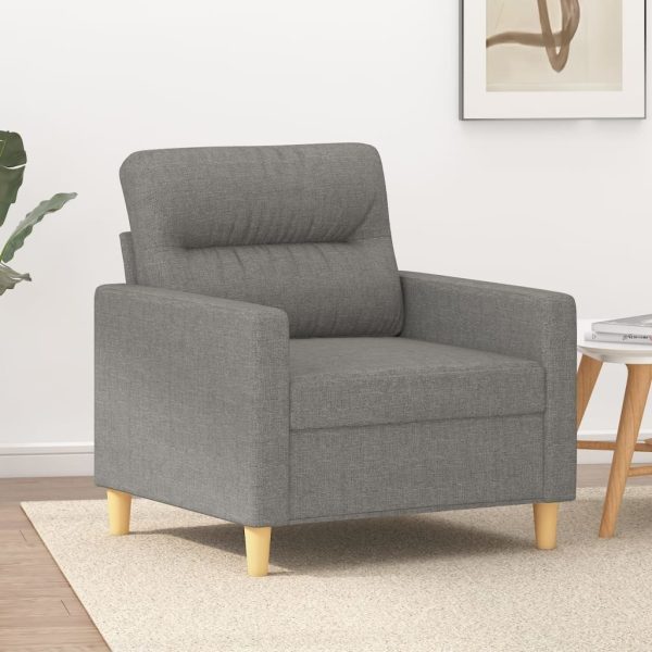 Vermilion Sofa Chair Dark Grey 60 cm Fabric
