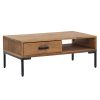 Coffee Table 90x50x35 cm Solid Recycled Pinewood