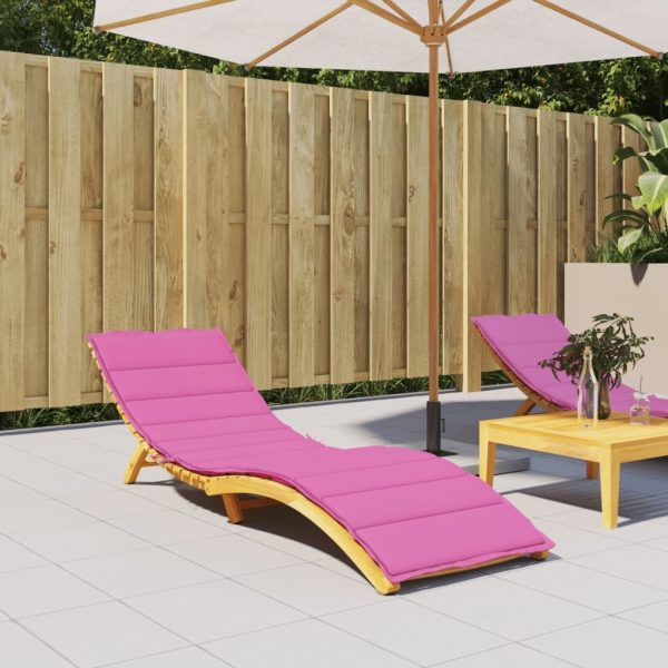 Sun Lounger Cushion Pink Oxford Fabric