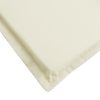 Sun Lounger Cushion Cream 180x60x3 cm Oxford Fabric