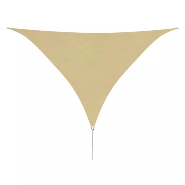 Sunshade Sail Oxford Fabric Triangular 3.6×3.6×3.6 m Beige