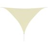 Sunshade Sail Oxford Fabric Triangular 5x5x5 m Cream