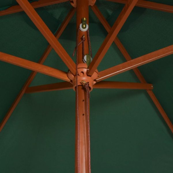 Parasol 270×270 cm Wooden Pole
