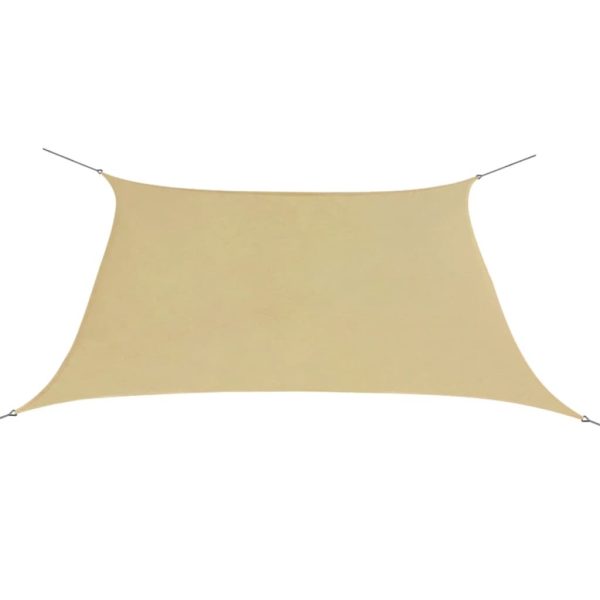 Sunshade Sail Oxford Fabric Square 2×2 m Beige