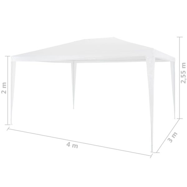 Partytent 3×4 m White