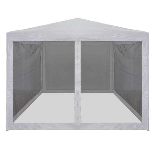 Party Tent with 4 Mesh Sidewalls 4×3 m