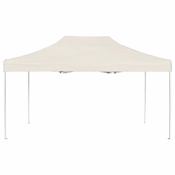 Professional Folding Party Tent Aluminium 4.5×3 m Cream
