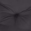 Pallet Cushion Black 50x50x10 cm Fabric