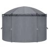 Gazebo with Curtains 520x349x255 cm Anthracite