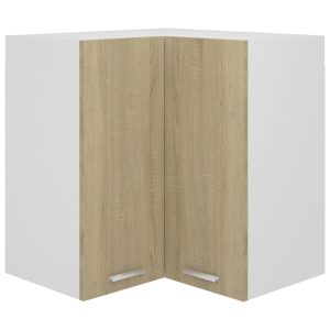 Hanging Corner Cabinet Sonoma Oak 57x57x60 cm Engineered Wood