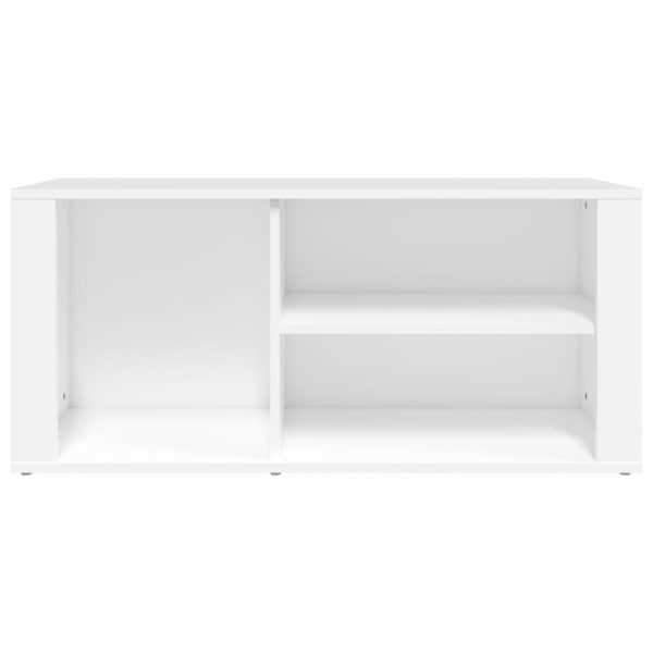 Shoe Cabinet White 100x35x45 cm Engineered Wood
