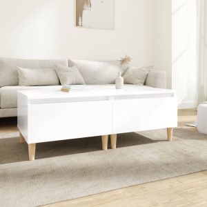 Wadsworth Side Tables 2 pcs High Gloss White 50x46x35 cm Engineered Wood