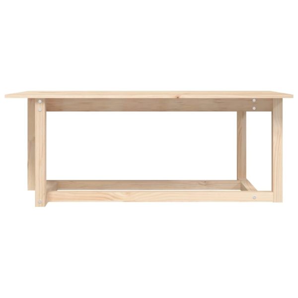 Coffee Table 110x55x45 cm Solid Wood Pine