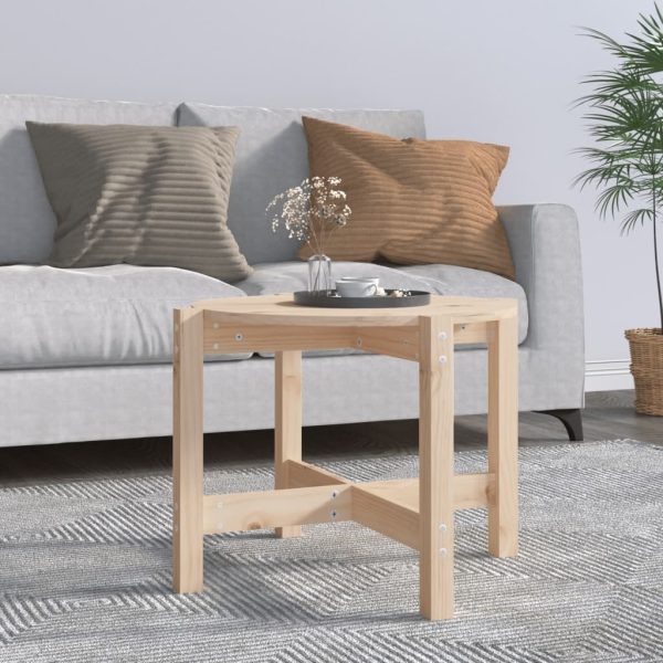 Coffee Table Ø 62,5×45 cm Solid Wood Pine