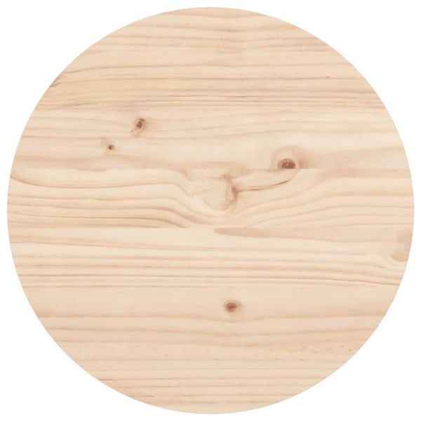Coffee Table Ø 55×60 cm Solid Wood Pine