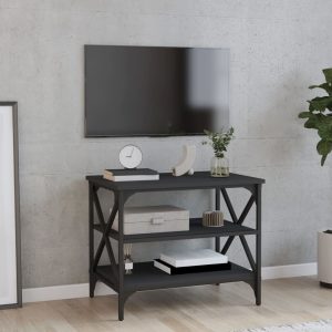 TV Cabinet Black 60x40x50 cm Engineered Wood