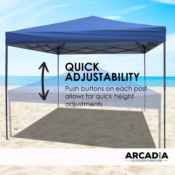 Arcadia Furniture 3 Metre Outdoor Gazebo Tent – Navy