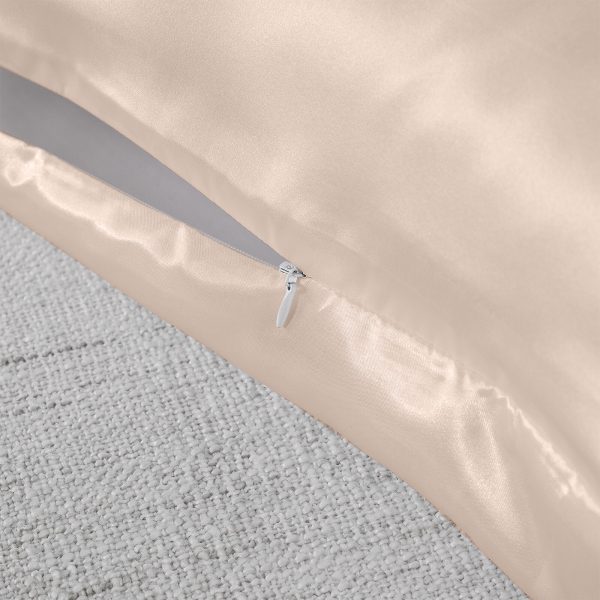 Pure Silk Pillow Case by Royal Comfort (Single Pack) – Champagne Pink