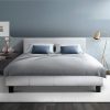 Korora 35CM Thick Mattress & Bed Frame Package – White Double