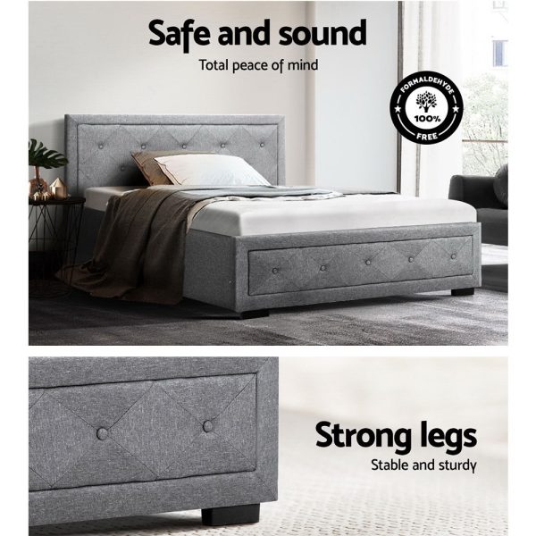 Campbell Bed & Mattress Package – King Single