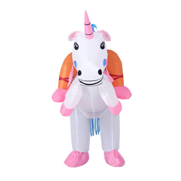 Inflatable Costume Halloween Adult Suit Party Cosplay Unicorn Blow up
