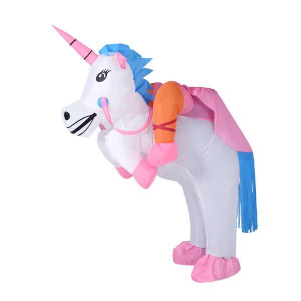 Inflatable Costume Halloween Adult Suit Party Cosplay Unicorn Blow up