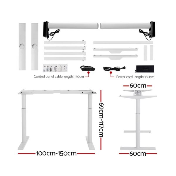 Electric Standing Desk Height Adjustable Sit Stand Desks Table